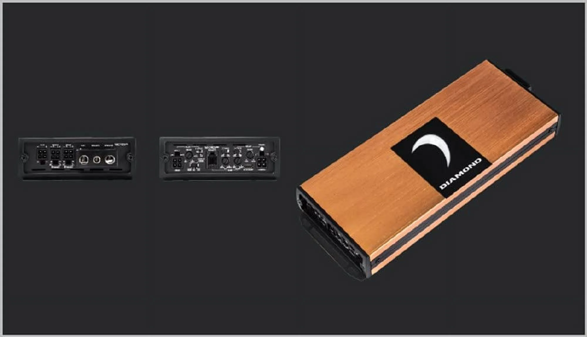 Diamond Audio MICRO5V2 5-Channel Car/Motorcycle Class-D Amplifier, 950 Watt RMS. Ultra-Compact Amp for Harley Davidson Motorcycles and other Powersports Vehicles, Bass Remote Level Control Included