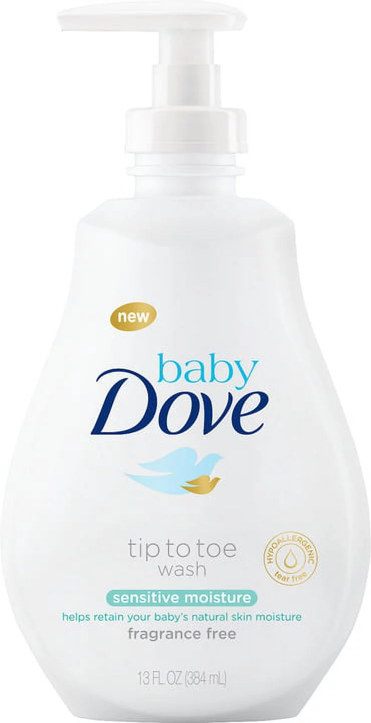 Baby Dove Sensitive Moisture Wash 13 oz (Pack of 32)