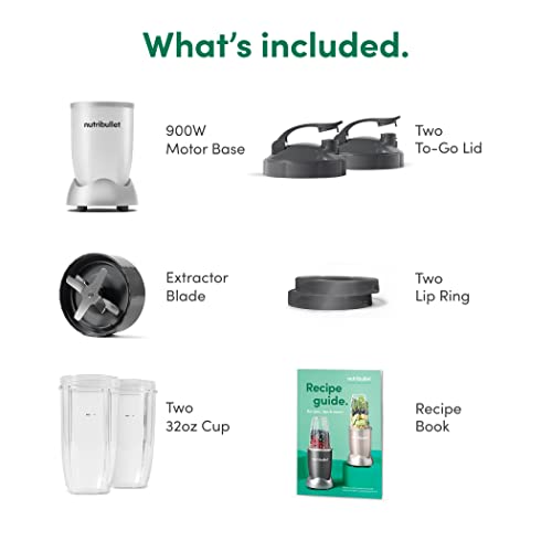 NutriBullet NB9-1301B Pro 13 Pcs Cobalt Blue, 900W Food Blender