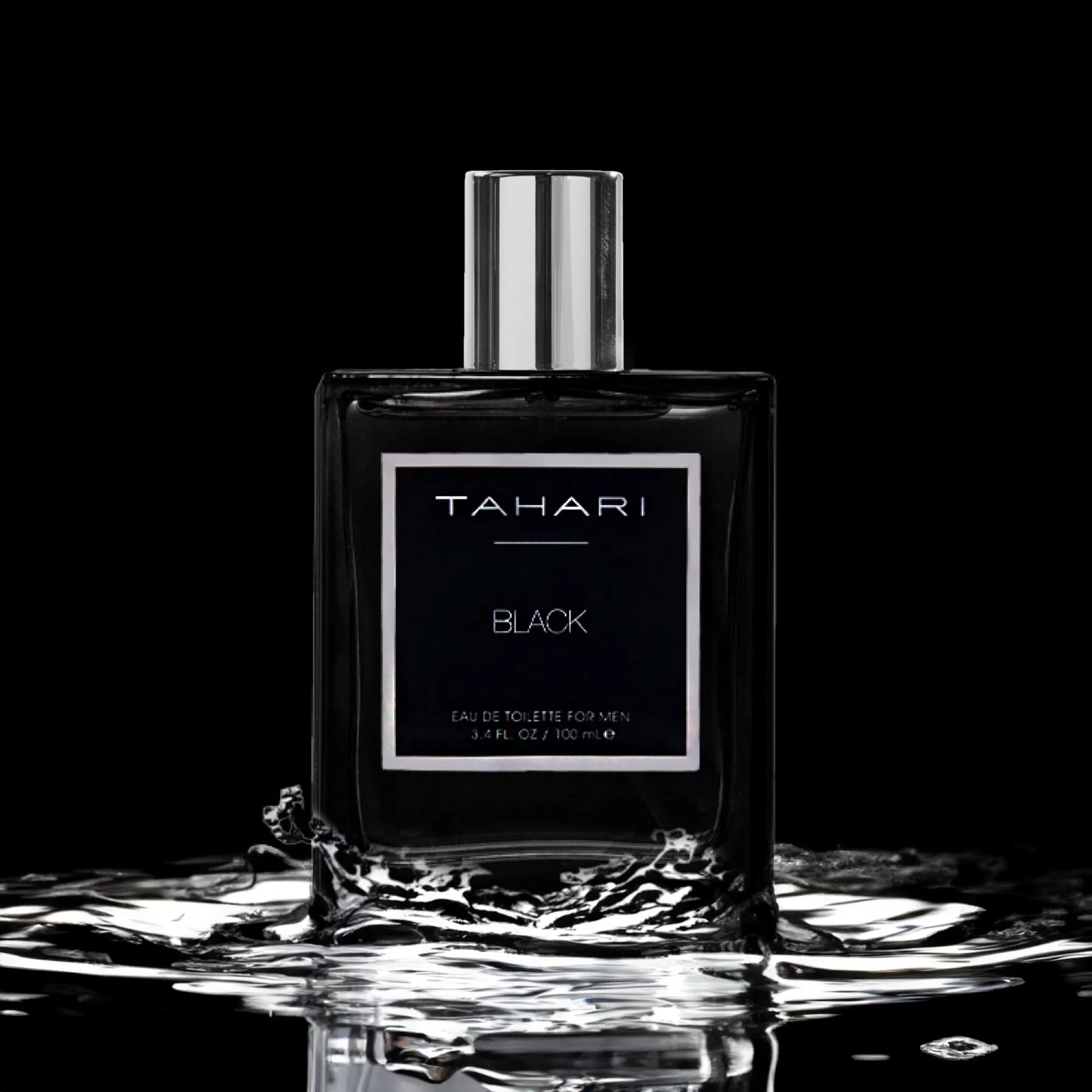 Tahari Black Eau De Toilette Fragrance Spray, Cologne for Men, 3.4 fl oz / 100 ml, 1 Piece