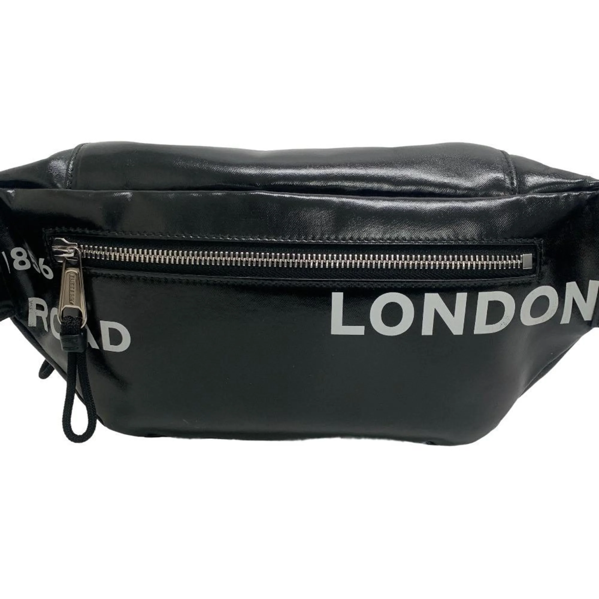 Pre-Owned BURBERRY Burberry Horseferry Body Bag Black Unisex (Fair)