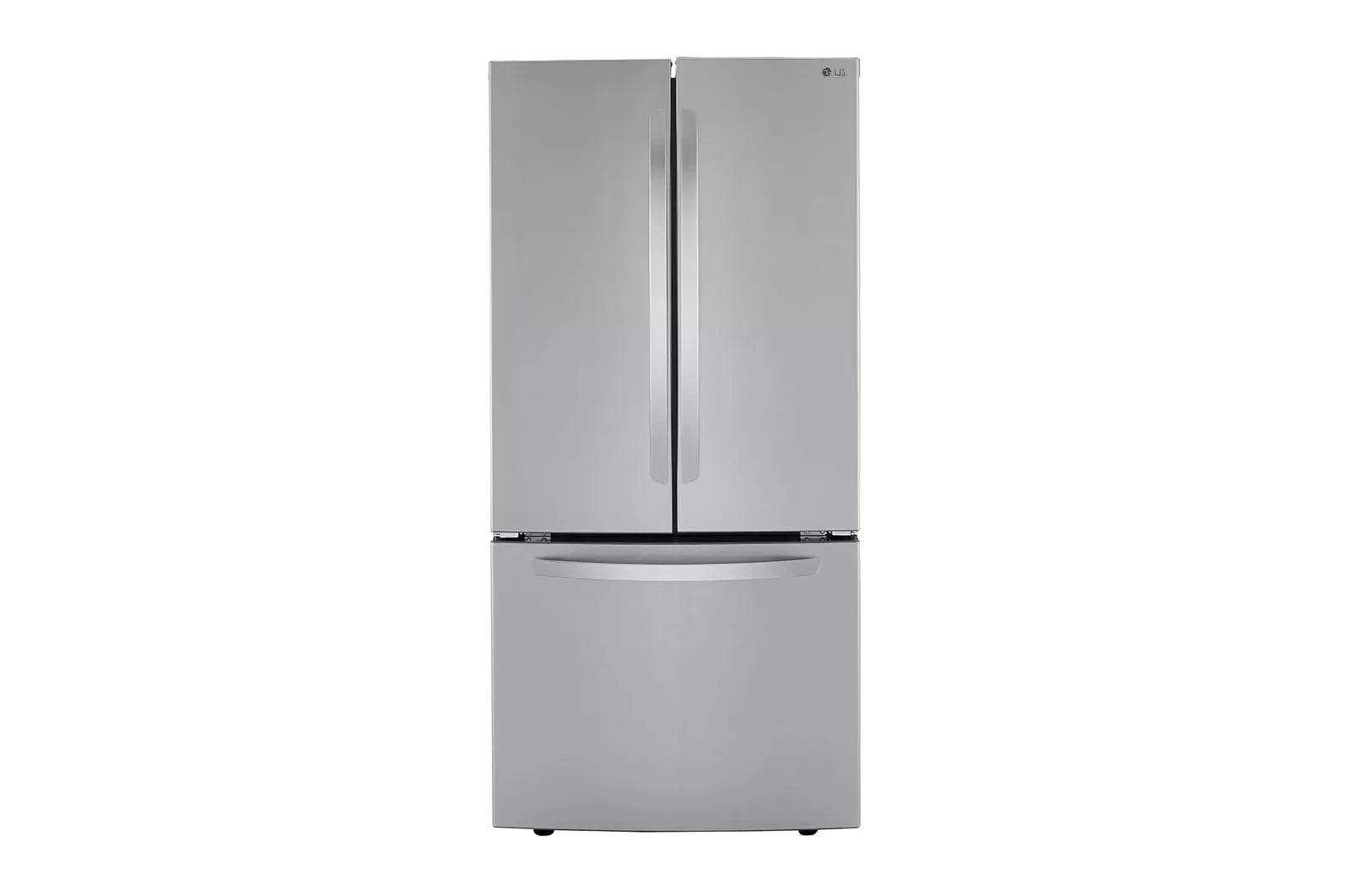 Lg Lrfcs25d3 33" Wide 25.1 Cu. Ft. Energy Star Rated French Door Refrigerator - PrintProof