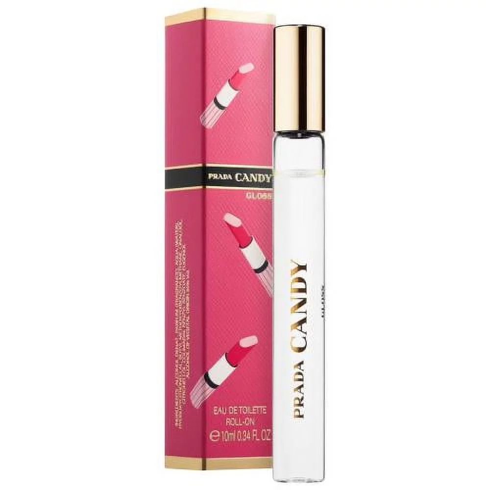 Prada Candy Gloss Eau De Toilette Rollerball for Women 0.34oz