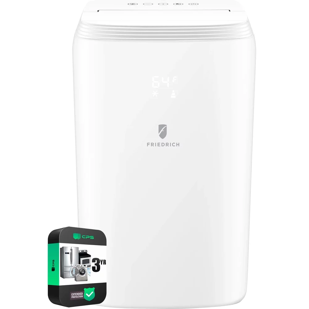 Friedrich ZCP08SA ZoneAire Compact 8500 BTU Air Conditioner, Dehumidifier, Fan Bundle with 3 YR CPS Enhanced Protection Pack
