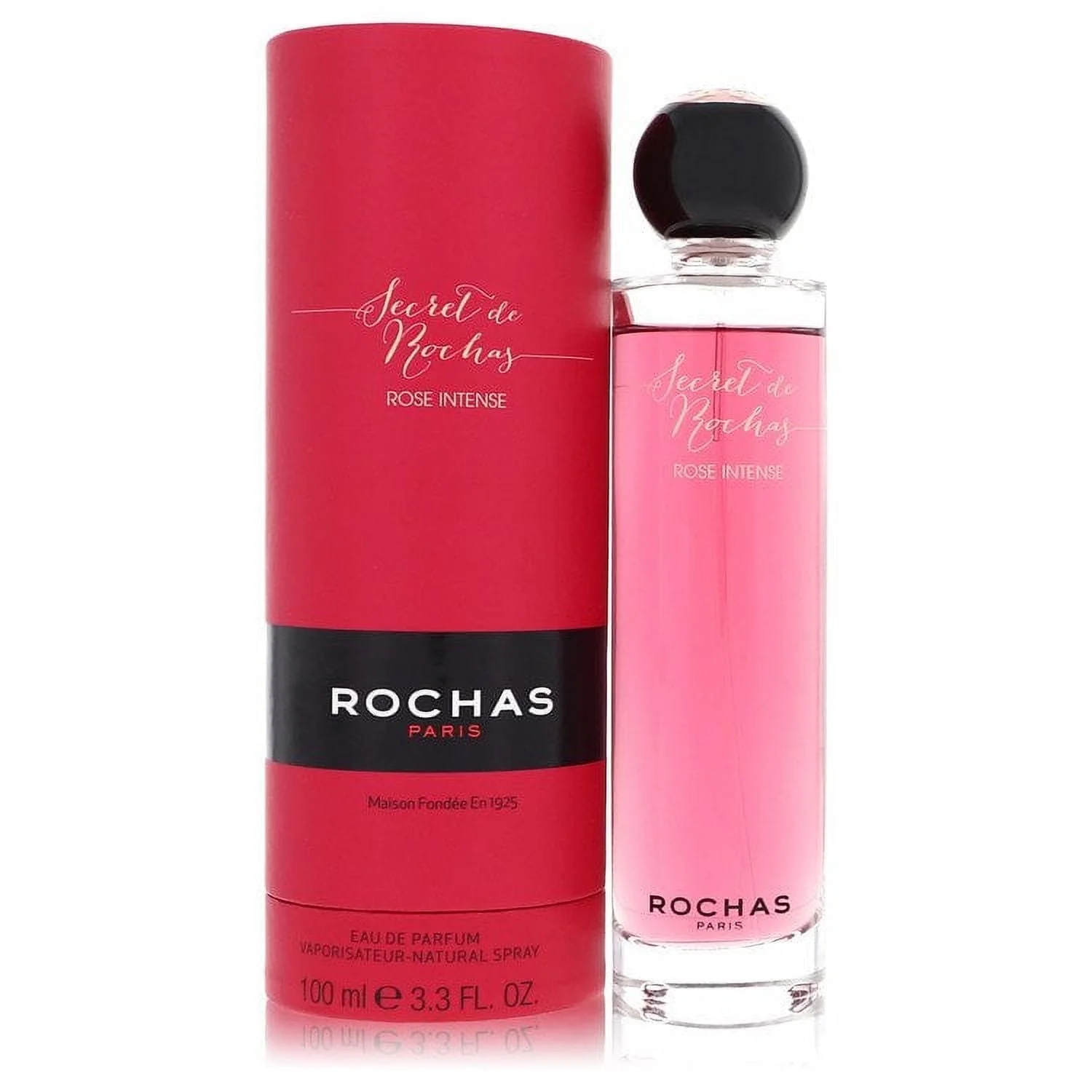 Secret De Rochas Rose Intense by Rochas Eau De Parfum Spray 3.3 oz for Women Pack of 3