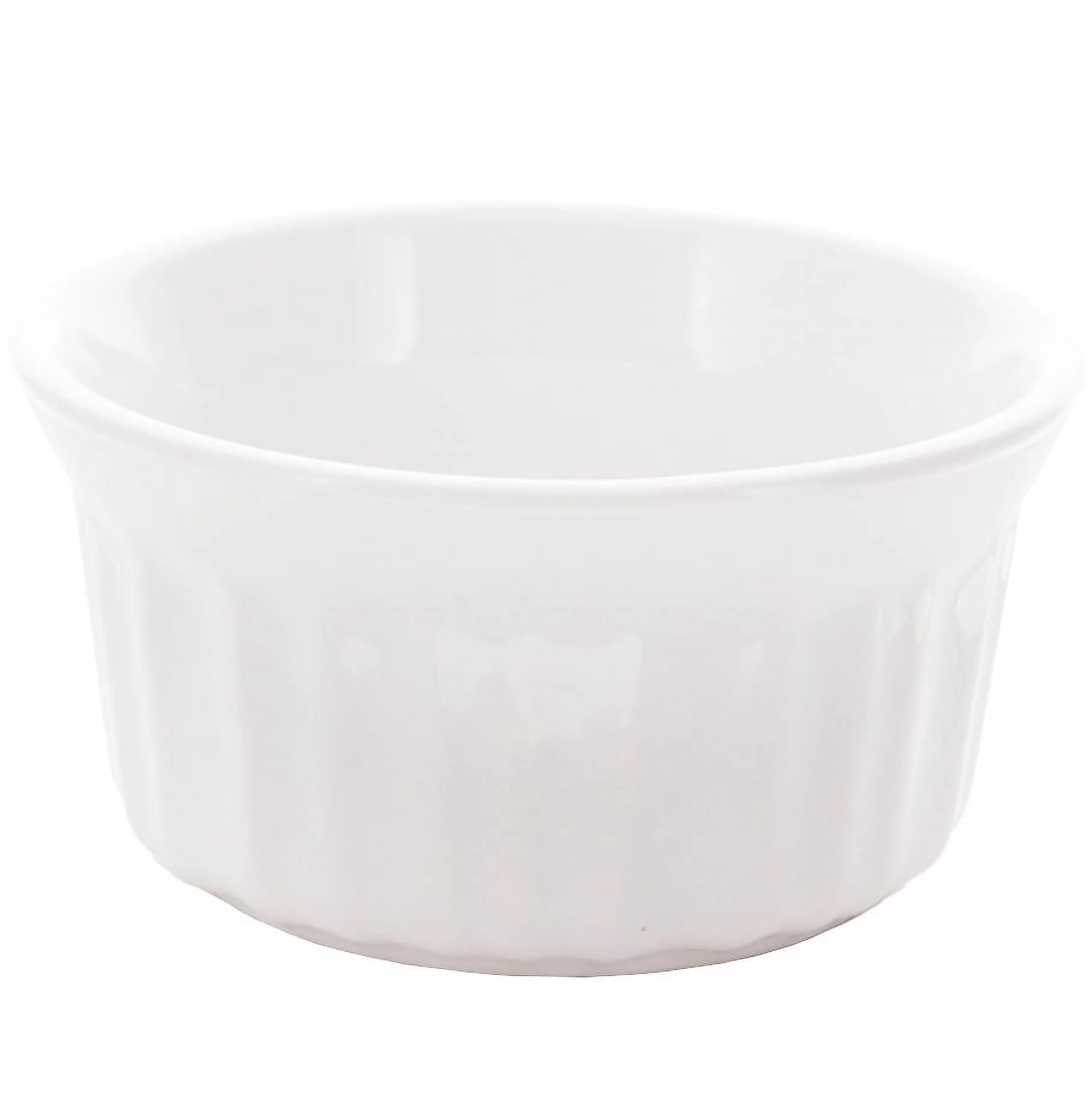 Corningware RS4 4oz/118mL Round French White Ramekins Bowl (4-Pack)