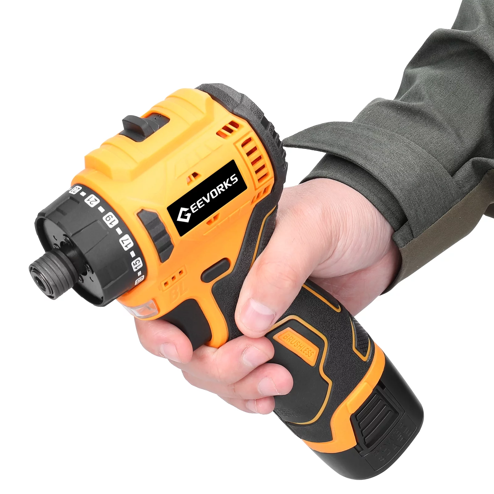 Reliable 16.8V Screwdriver with 55Nm Torque Electric Repairing Tool Kit for Mobilephones Computers Home Appliances