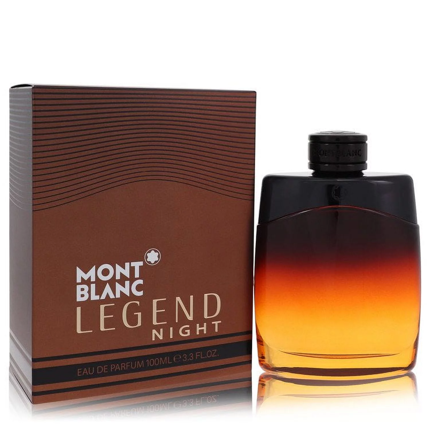 Montblanc Legend Night Eau De Parfum Colognes Spray 3.3 oz for Men