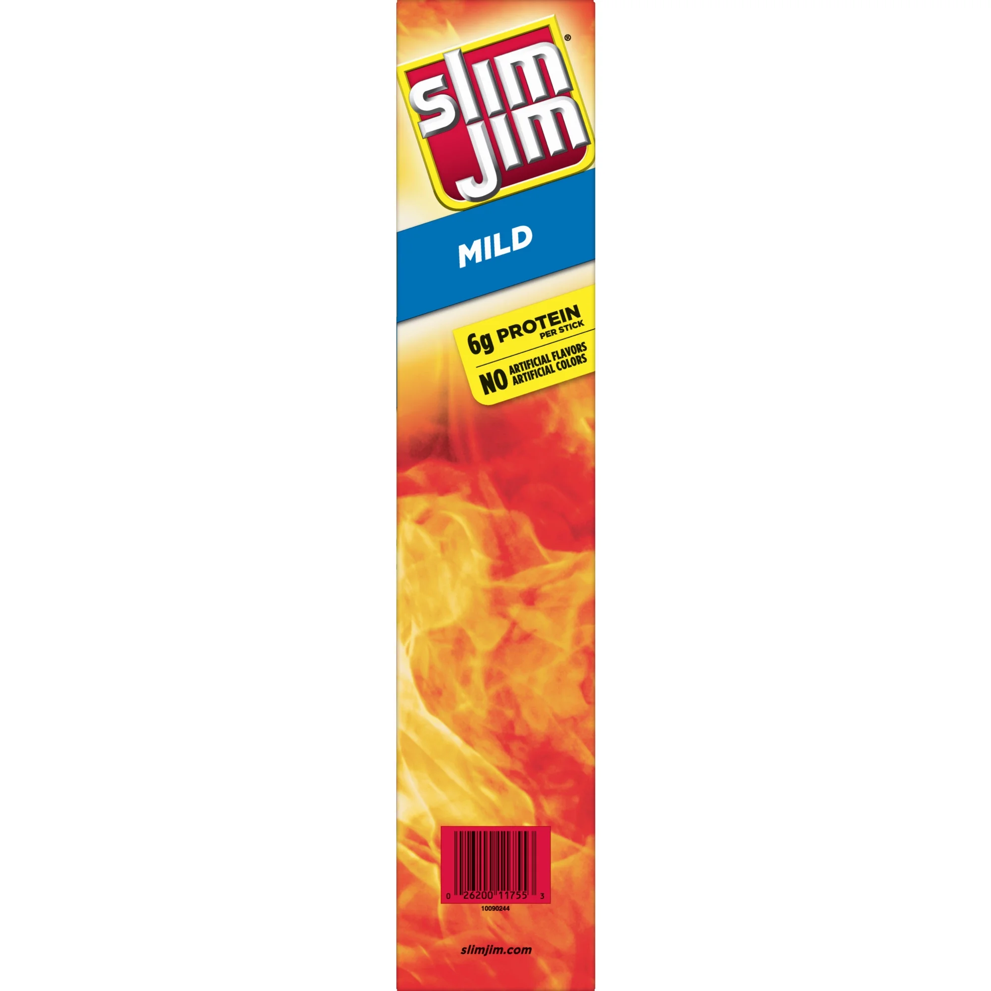 Slim Jim Mild Giant Smoked Snack Sticks, Keto Friendly Smoked Meat Stick, 0.97 Oz, 24 Ct