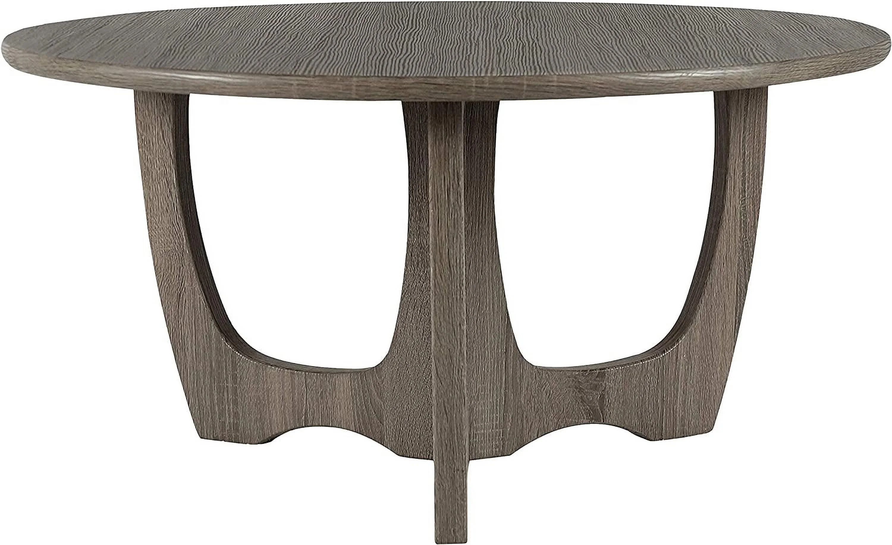 sell well Wooden Coffee Table  Curved Leg Coffee Table  Round Coffee Table for Living Room  Accent Couch Home Decoration  Living Room Tables  35.5 x 18 Inches  Natural