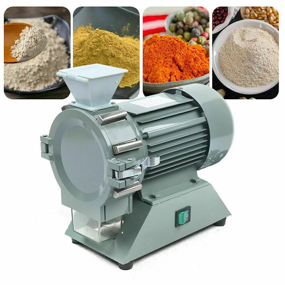 Aiqidi Micro Plant Grinding Machine Soil Pulverizer Crusher Electric Grain Mill Machine Herb Disintegrator Spice Grinder 1400Rpm