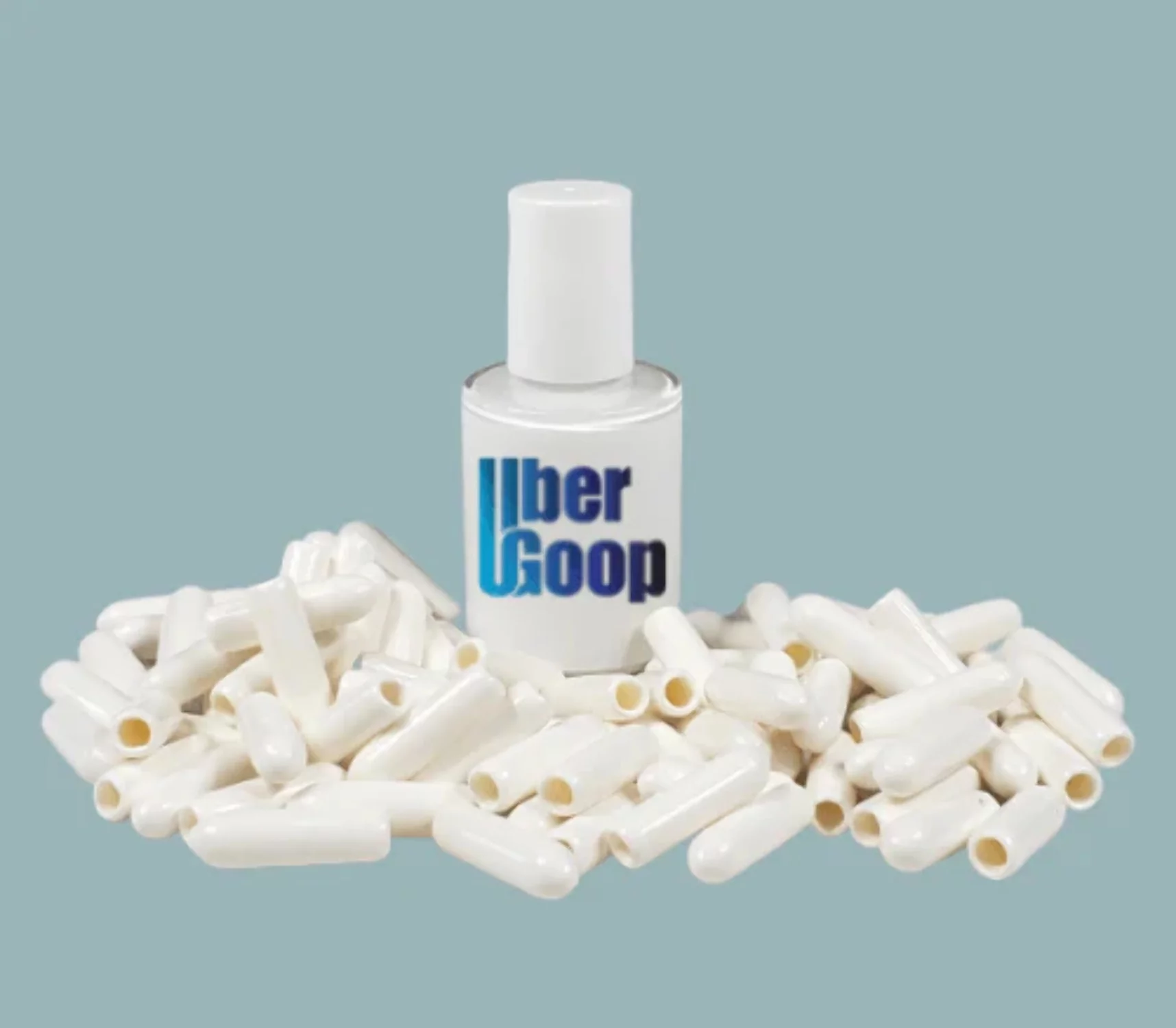 Uber Goop™ White Dishwasher Rack Repair Coating Kit w/80 caps - 1/2 oz