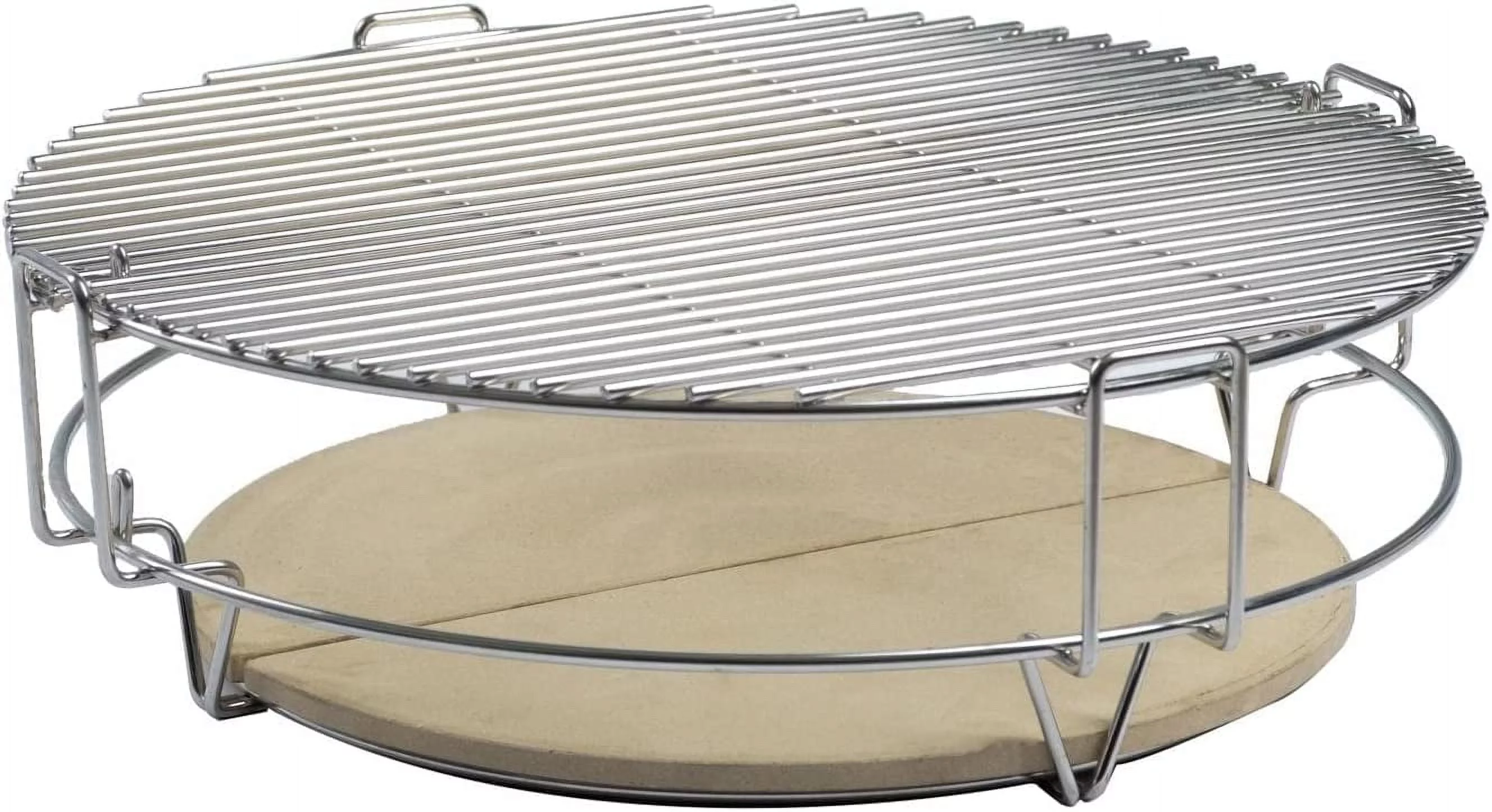 Flexible Cooking System For 21-Inch Kamado Grill & Smoker