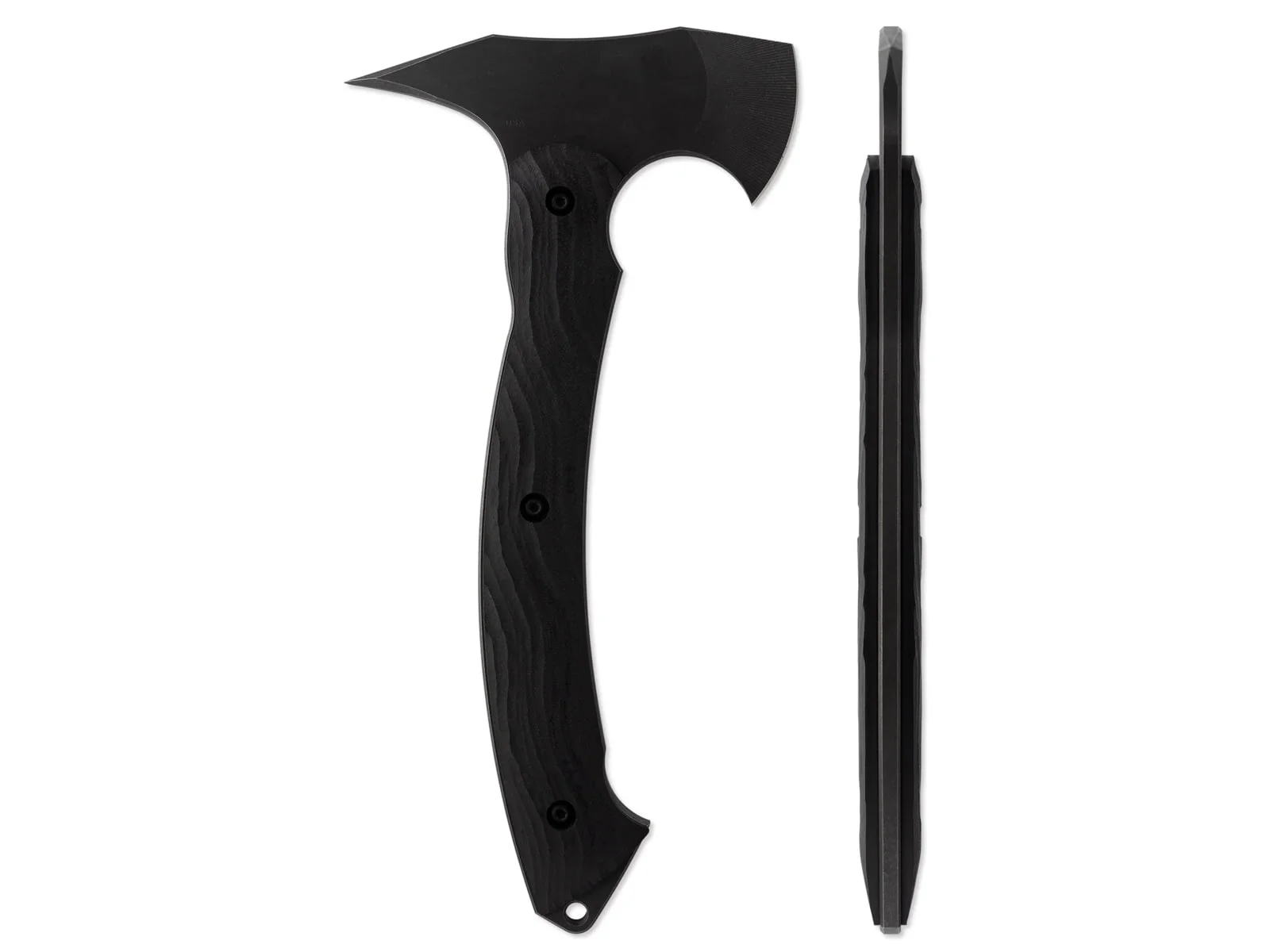 Toor Knives Tomahawk Axe, D2 Steel, G10 Handle, Shadow Black, Tomahawk-Shadow Bl