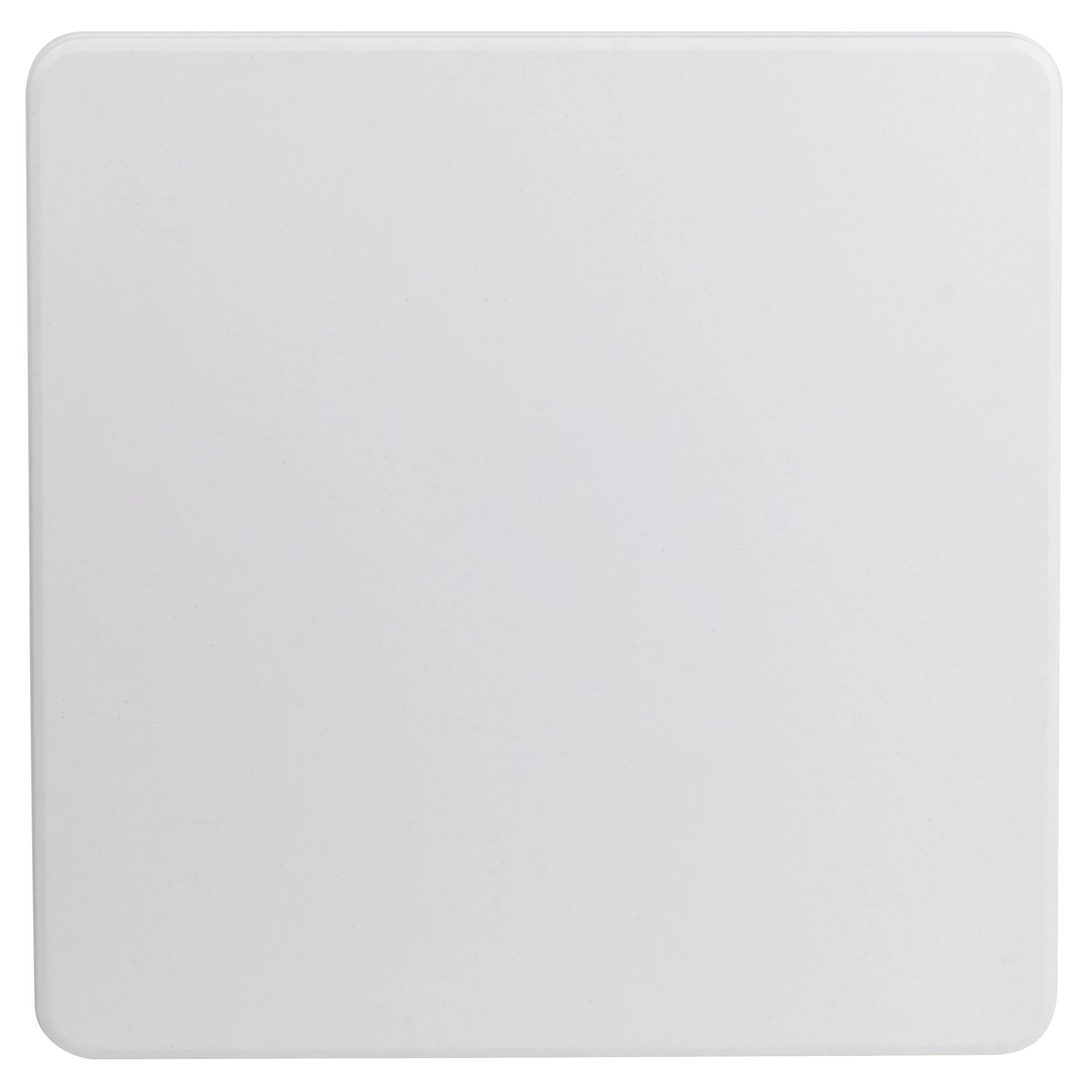 BizChair 2.85-Foot Square Granite White Plastic Folding Table