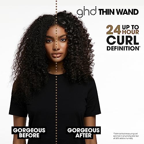 ghd Curve® Professional Hair Curling Irons & Wands | Soft Waves, Classic and Tight Curls | 0.5 –1.5 Inch Barrels’ | 365ºF Styling Temp Preventing Heat Damage + Auto Sleep Mode