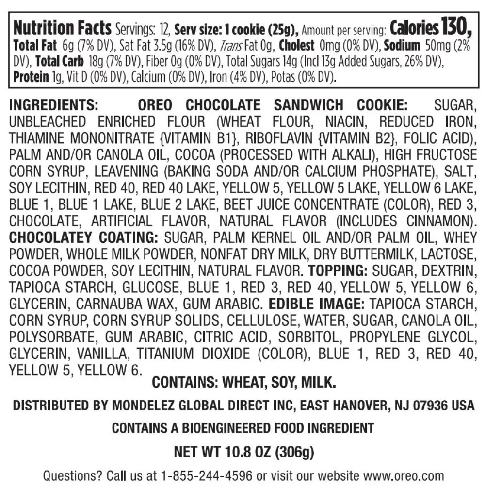 OREOiD Graduation Cookies Gift Box, Chocolate Sandwich Cookies with White Chocolate and Sprinkles, 12ct cookies Box