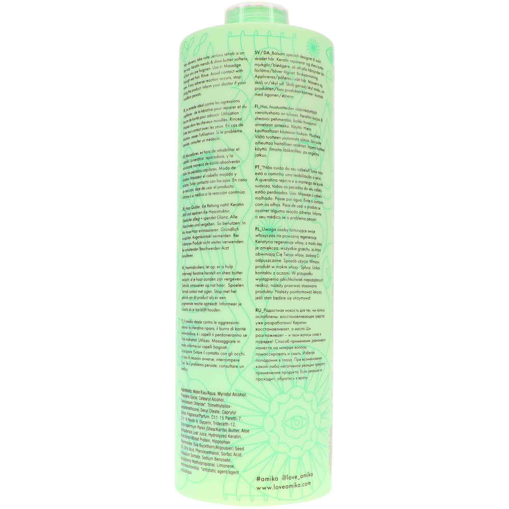 Amika The Kure Repair Conditioner Unisex 33.8 oz Conditioner