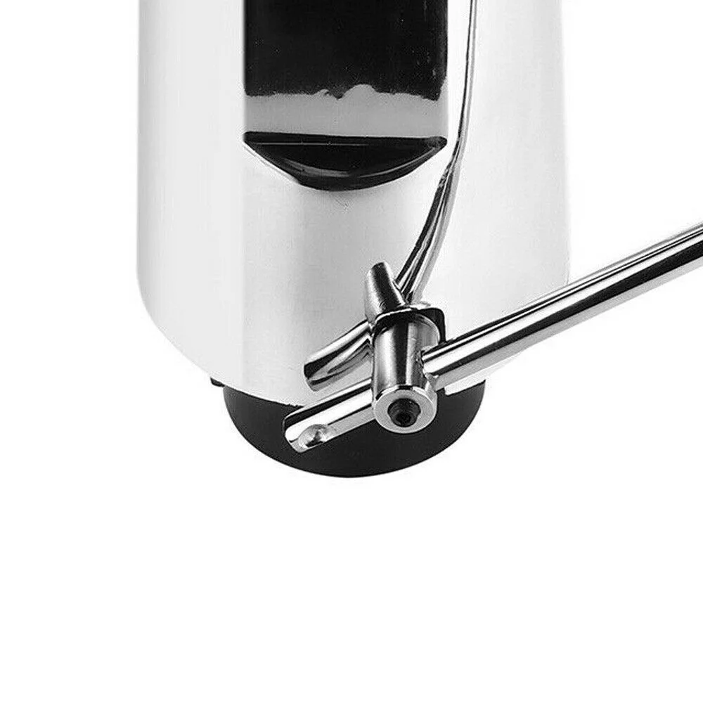 Silver Barber Chair Replacement Hydraulic Pump 4 Screw Beauty Salon Adjustable Height 440 lbs Weight Capacity