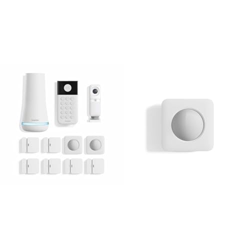 SimpliSafe 11 Piece Wireless Home Security System Gen 3 with Wireless Indoor HD Camera - Optional 24/7 Professional Monitoring - No Contract - Compatible with Alexa and Google Assistant,White