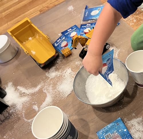 10 Packs of Instant Snow Powder for Holiday Displays, Winter Crafts, Sensory Play, Stocking Stuffers