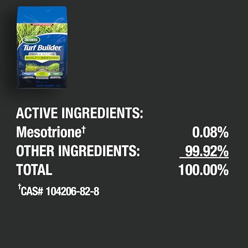 Scotts Turf Builder Triple Action Built For Seeding, Weed Preventer and Fertilizer for New Lawns, 4,000 sq. ft., 17.2 lbs.
