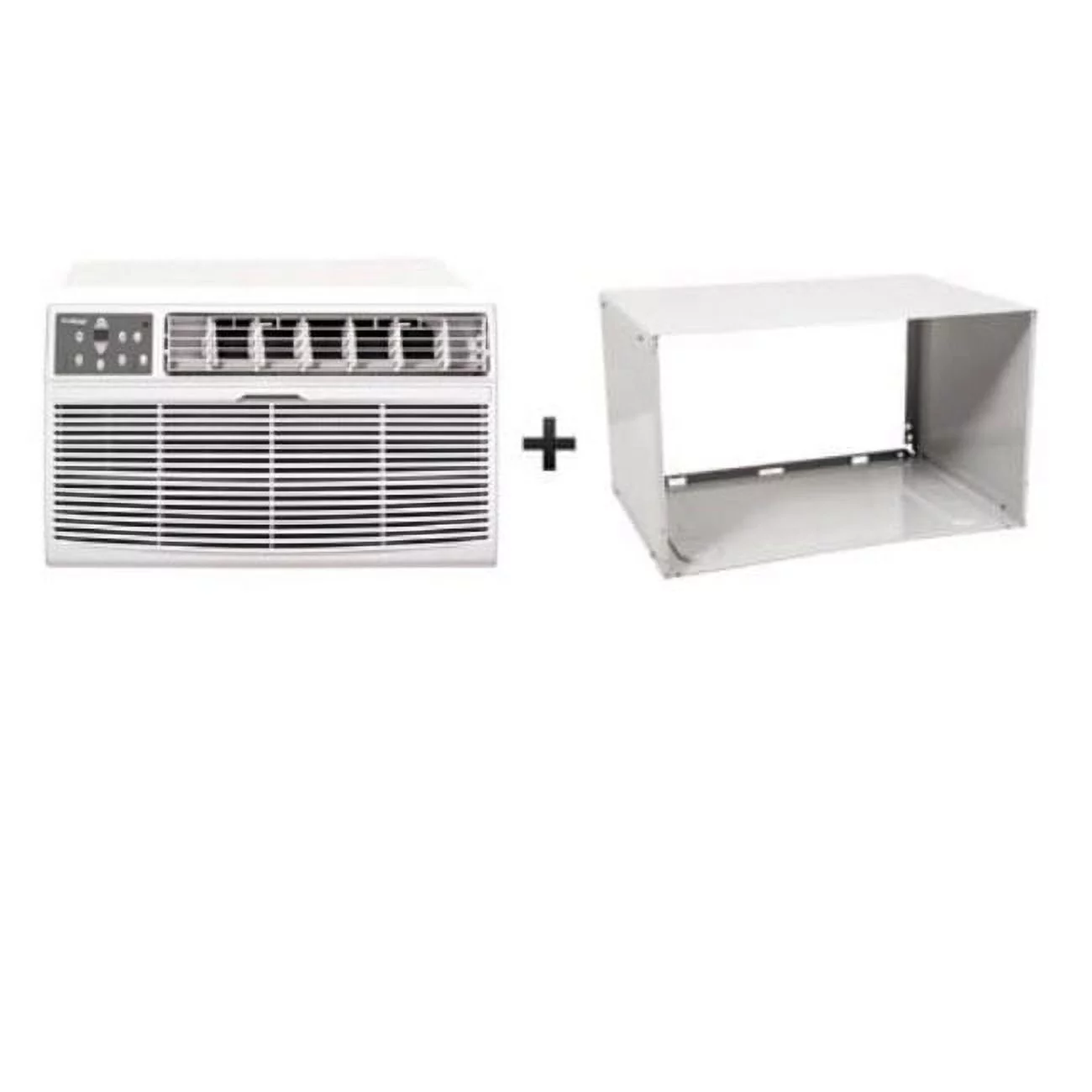 Koldfront Wtc10012wco230vslv 10,000 BTU 230 Volt Through-The-Wall Air Conditioner And Wall