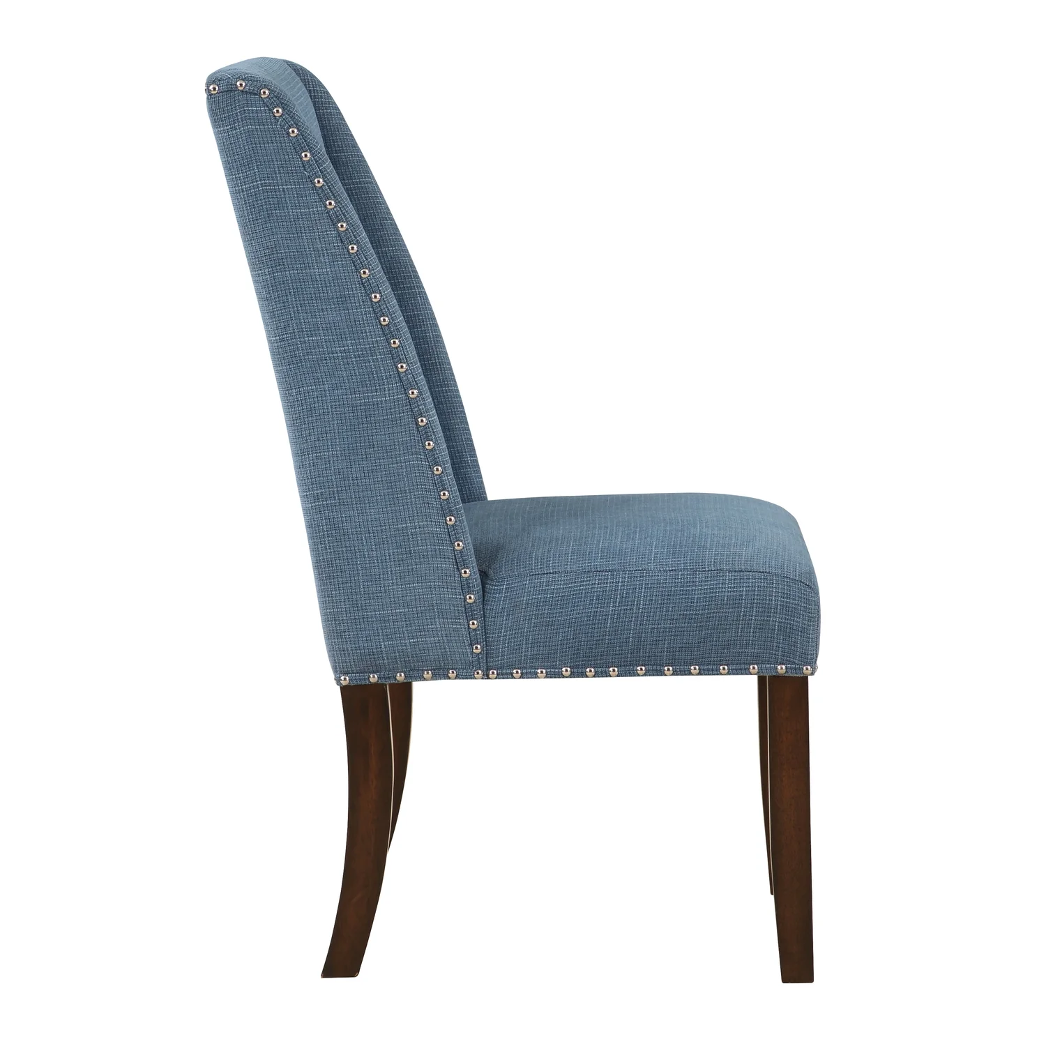 Coast to Coast Lambert Brown and Blue Transitional Accent Dining Chair - Set of Two