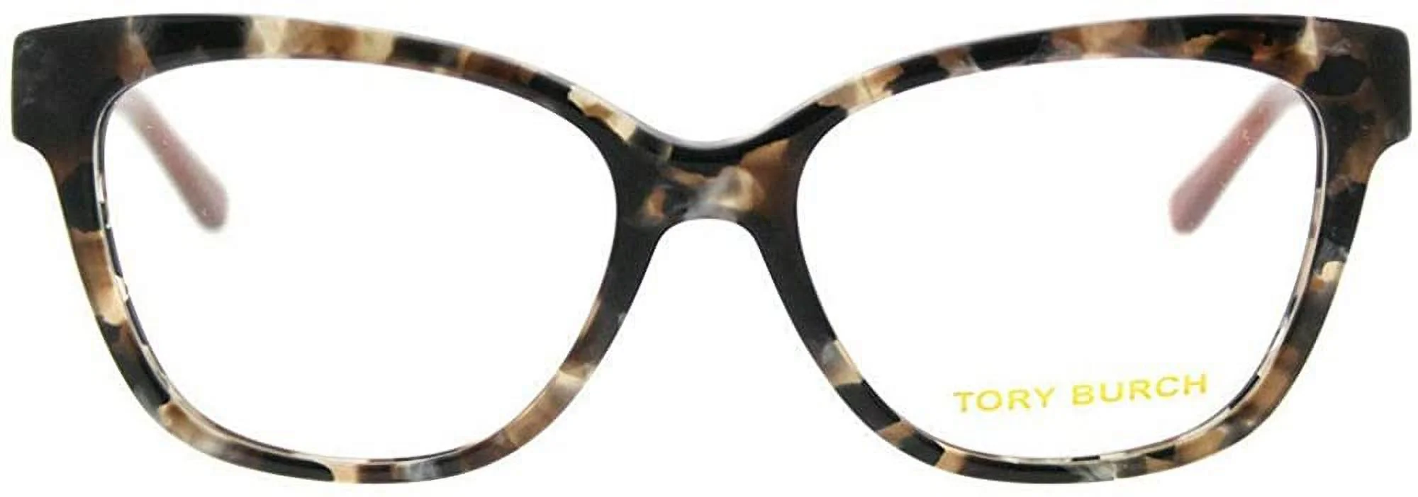 Tory Burch  Plastic Womens Square Eyeglasses Pearl Brown Tort 53mm Adult