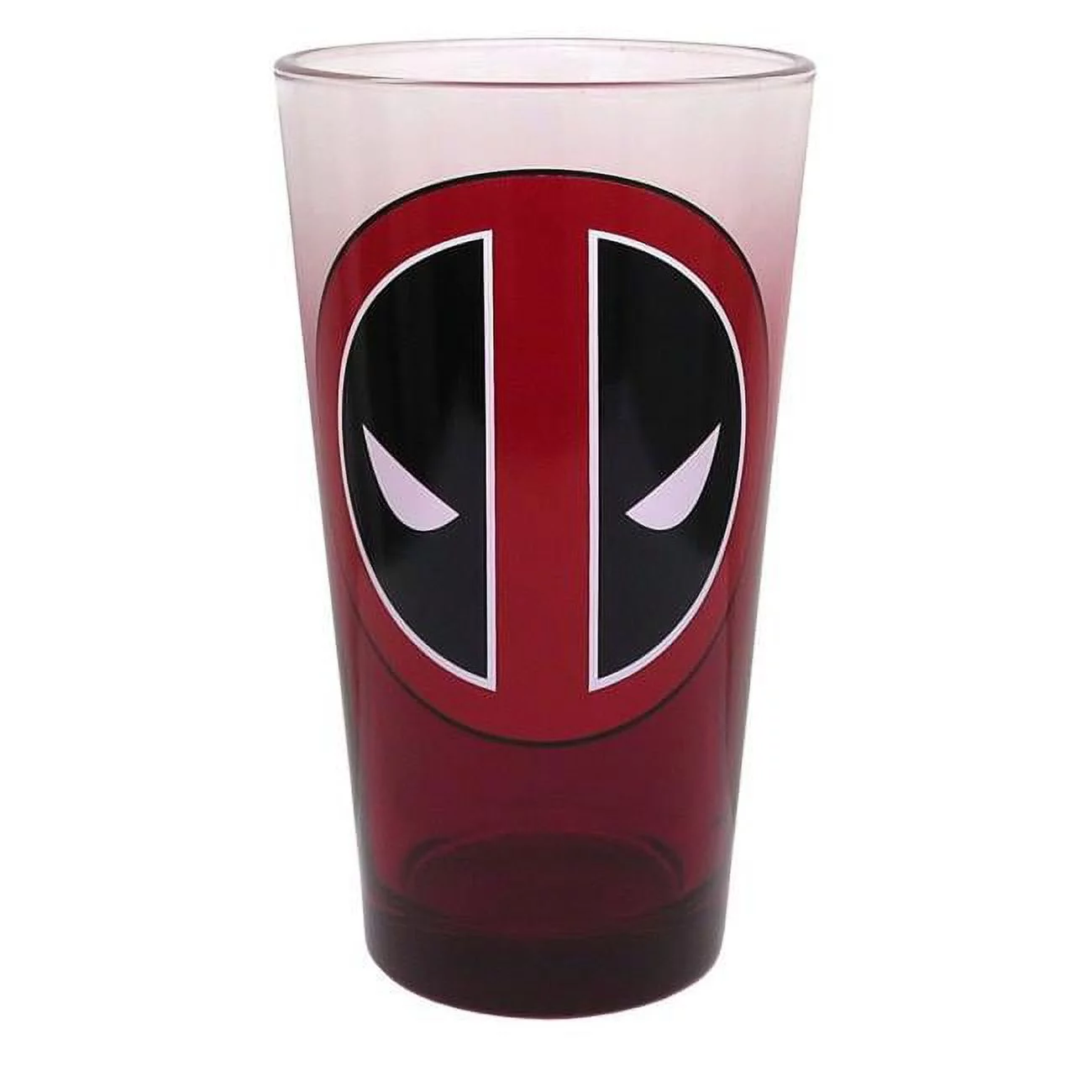 6 in. Symbol Fade Pint Glass, Red