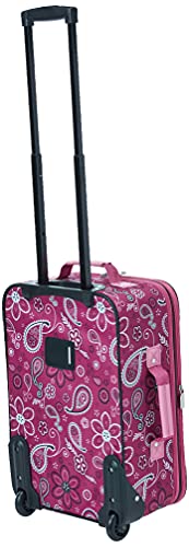 Rockland Fashion Expandable Softside Upright Luggage Set, Charcoal, 2-Piece (14/19)