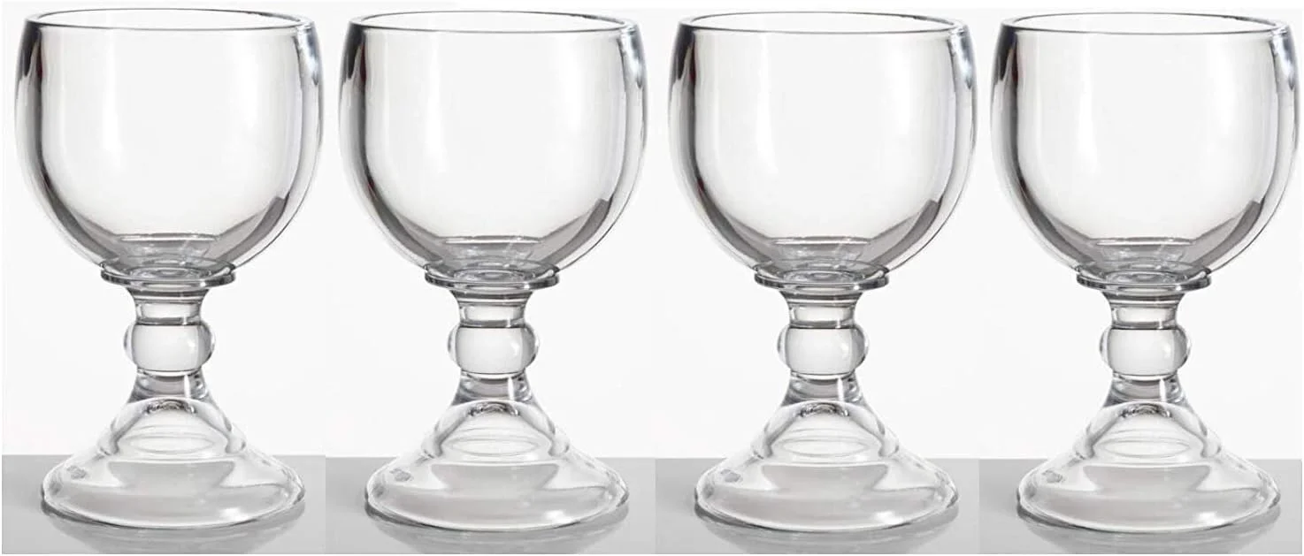 Made In Mexico Chavelas 4-Shrimp Cocktail Schooner Chavela Glasses Mexican Glass Jug Glass Cock Of Cocktail 7 