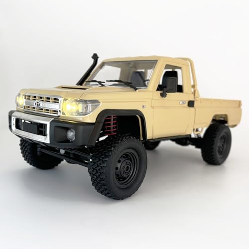 RC Rock Crawler 4x4 RC Truck Toyota LC79 1/12 Remote Control Truck, MN82 RC Crawler Off Road Pickup 2.4G All Terrain 280 Motor Proportional Throttle Steering RTR Hobby Toy Adult