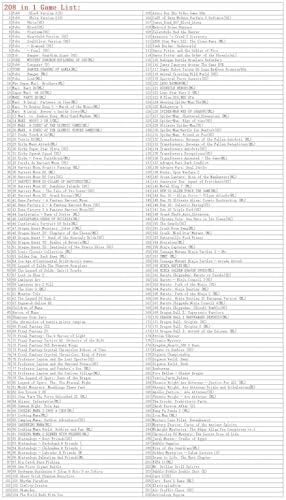 208 in 1 MULTI CART Super Combo Video Games Cartridge Card for Nintendo DS NDS 3DS XL 3DSXL 2DS NDSL NDSI