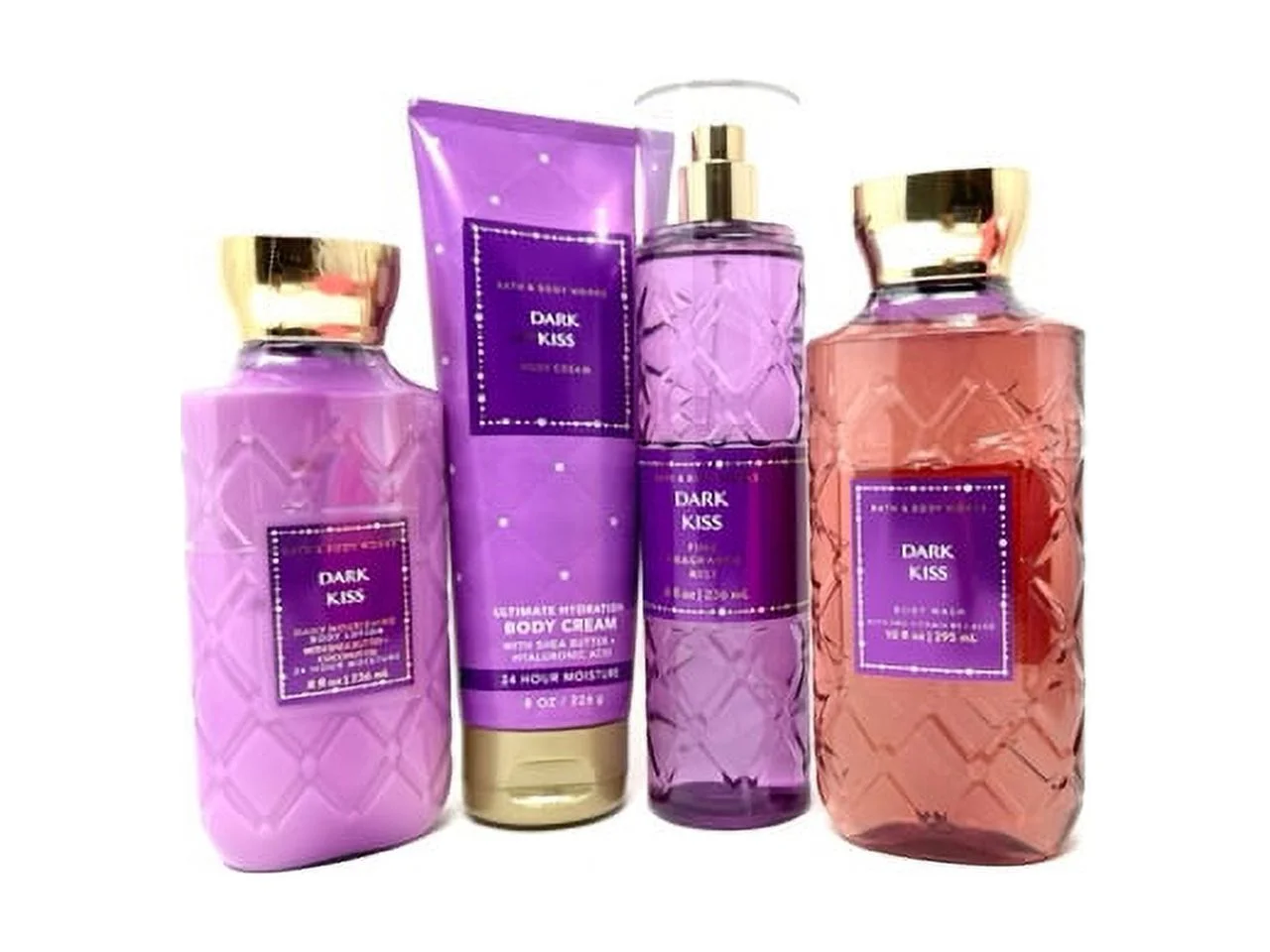 Dark Kiss Bath and Body Set - 6Pc