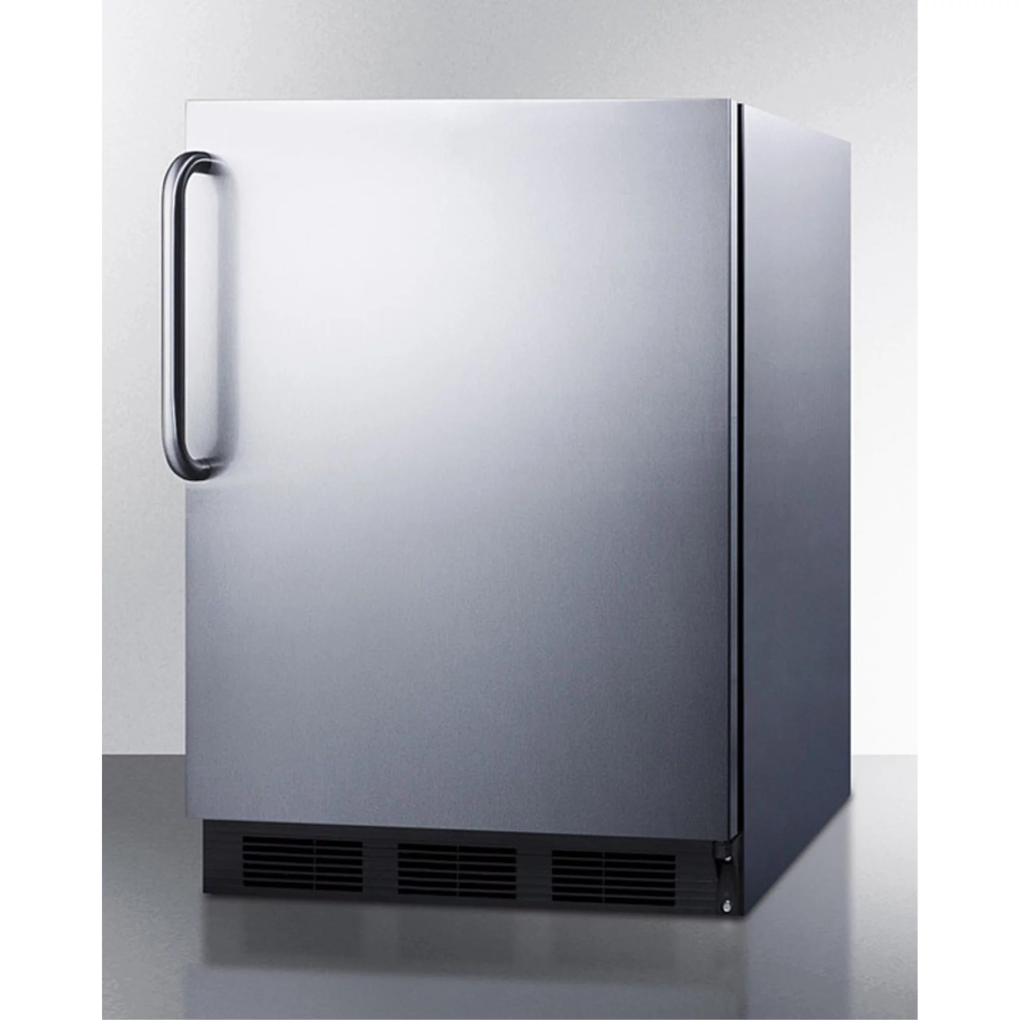 Summit Appliance  32.25 x 23.75 x 23.25 in. ADA Compliant Built-In Undercounter All-Refrigerator, Stainless Steel