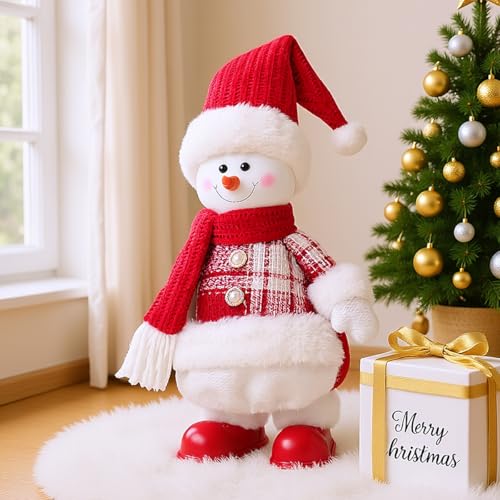 Christmas Gnome with Music, Singing Dancing Gnomes Decorations for Home, Winter Table Xmas Musical Holiday Gnome Gifts