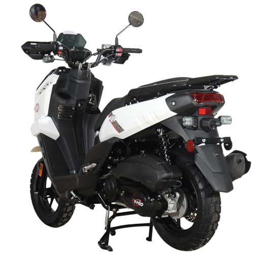 X-PRO Gas Adult Moped Tank 200 Gas Moped Street Bike,12