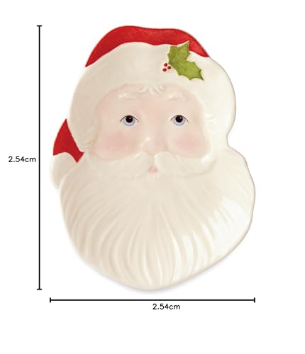 Lenox 882207 Hosting The Holidays Santa Spoon Rest, Christmas