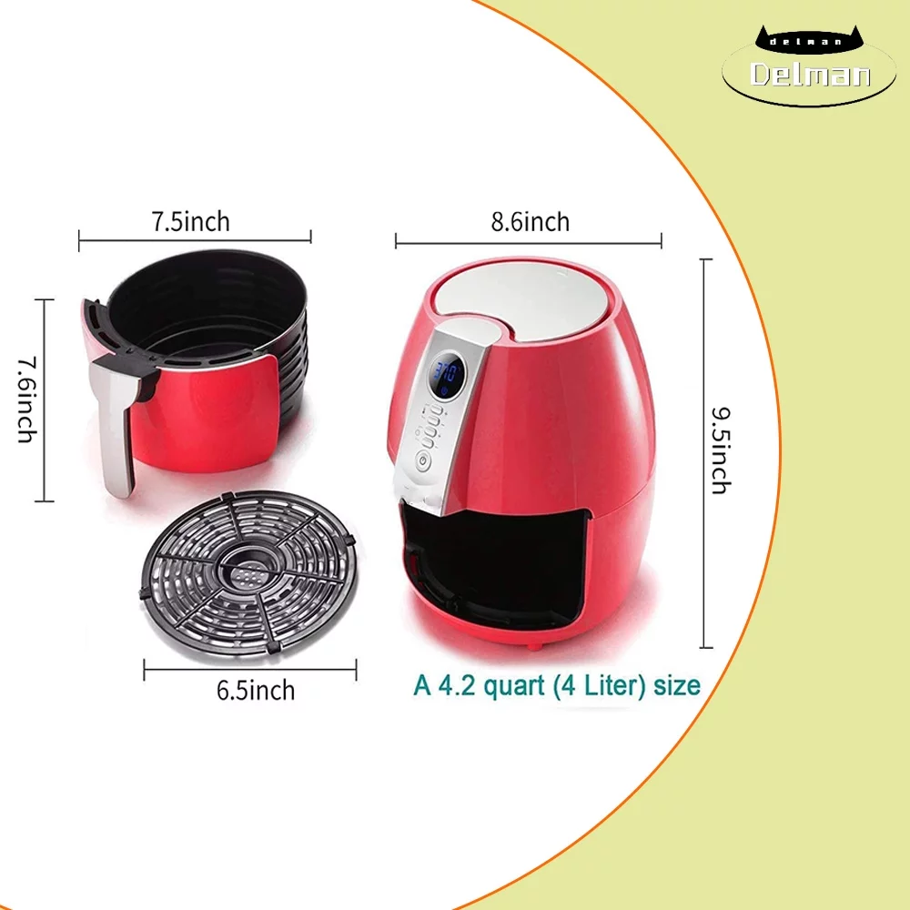 Air Fryer, Electric Hot Air Fryers Oven Oilless Cooker