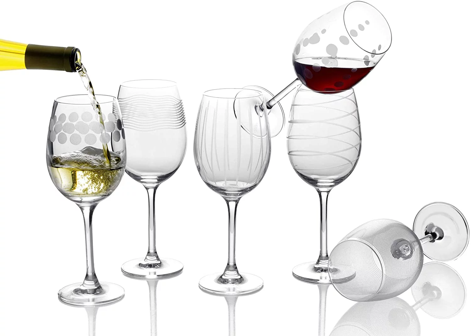 Mikasa Cheers White Wine Glasses, Set Of 8