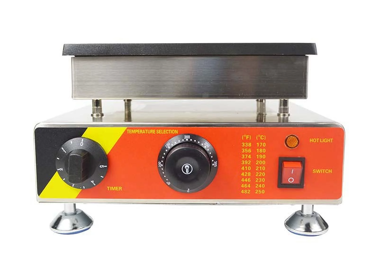 Techtongda 25 Holes Commercial Electric Pancake Machine Dutch Pancake Maker Iron Baker