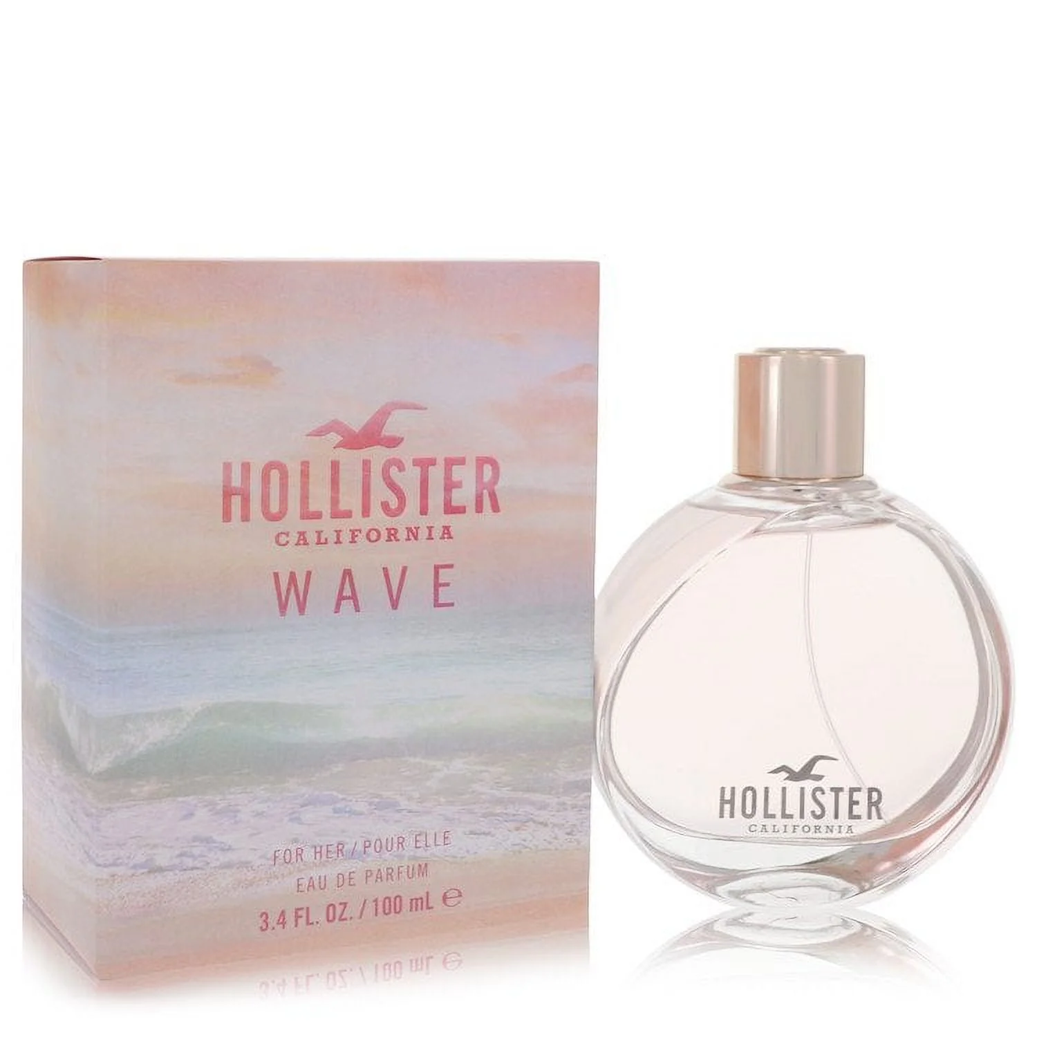 Eau De Parfum Spray 3.4 Oz Hollister Wave By Hollister