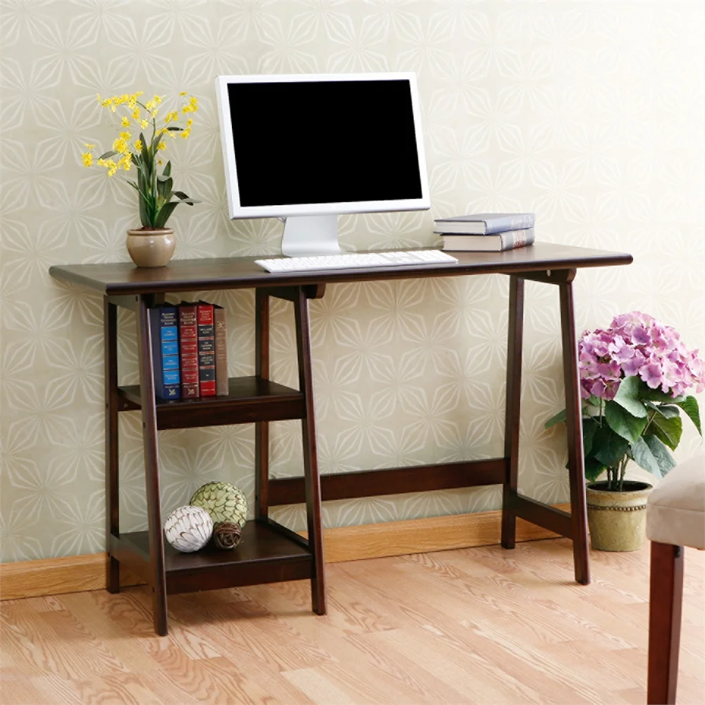 SEI Furniture Gavin Desk in Espresso