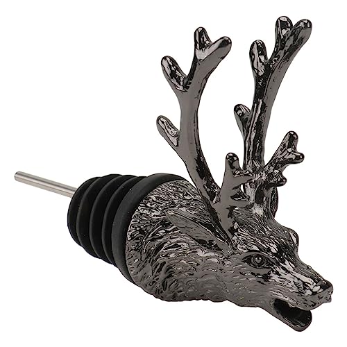 Deer Head Deer Head Wine Pourer Stag Bars Wine Pourer Home Spout Aerator Metal Tea Bottle Stopper Inflatable