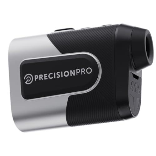 Precision Pro Titan Elite Golf Range Finder with GPS. Golf Range Finder with Built in GPS, Distances, Slope Switch, Magnetic Grip, Waterproof, Tournament Legal, 999 Yard Range