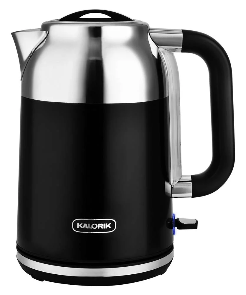 Kalorik 1.7 Liter Retro Electric Kettle, Black