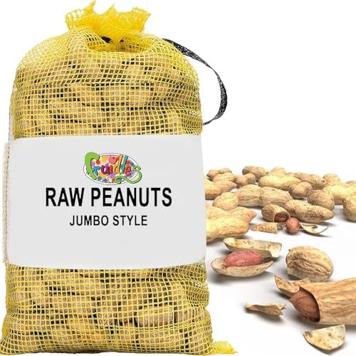 Fruidles Raw Peanuts, Raw Peanuts in Shell, Great for Boiling, Squirrels Feed, Birds Feed and Wildlife, 25 Pound Bag (Single)