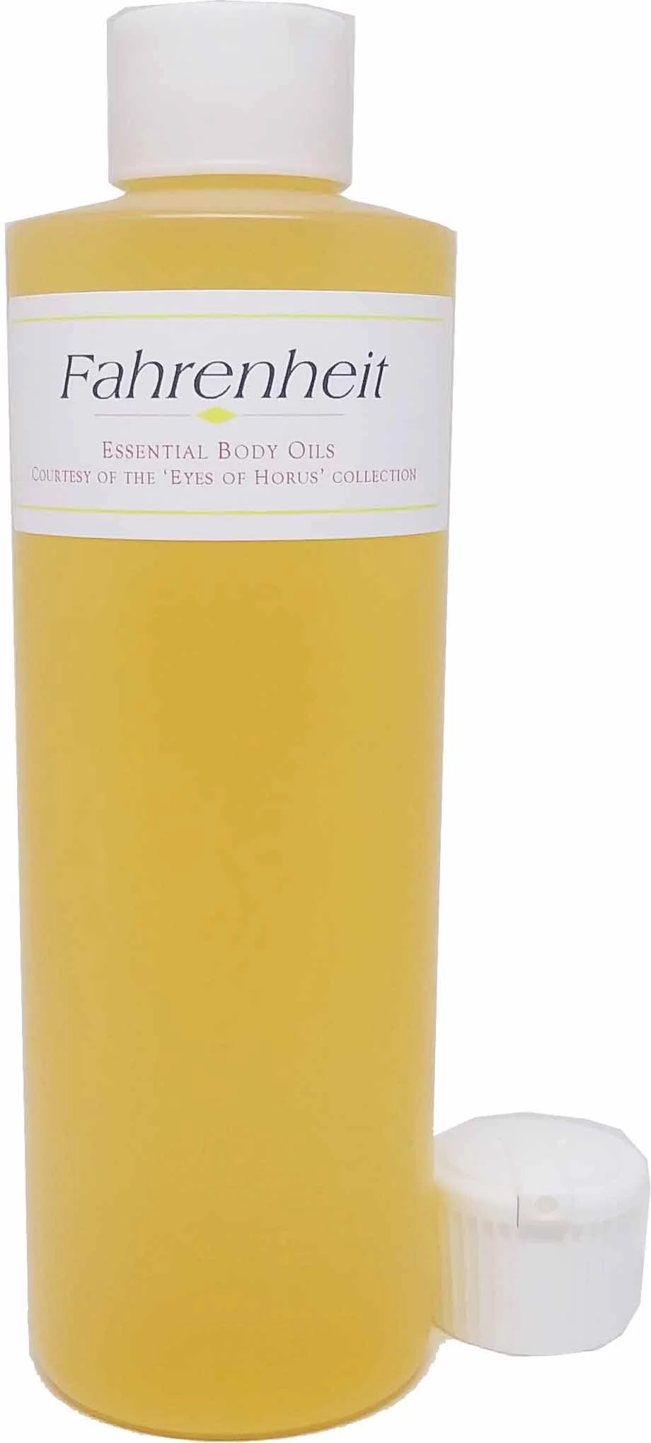 Fahrenheit - Type Scented Body Oil Fragrance [Flip Cap - HDPE Plastic - Gold - 8 oz.]