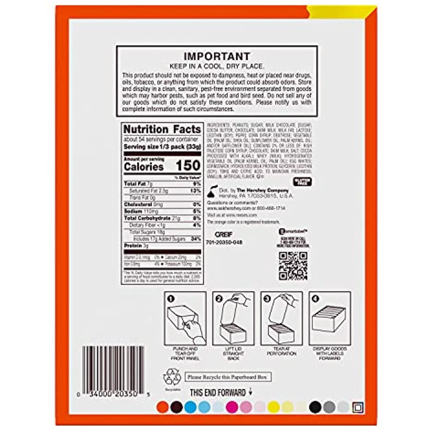 Reeses Fast Break Milk Chocolate Peanut Butter King Size Candy, Bulk, 3.5 Oz Bars (18 Ct)